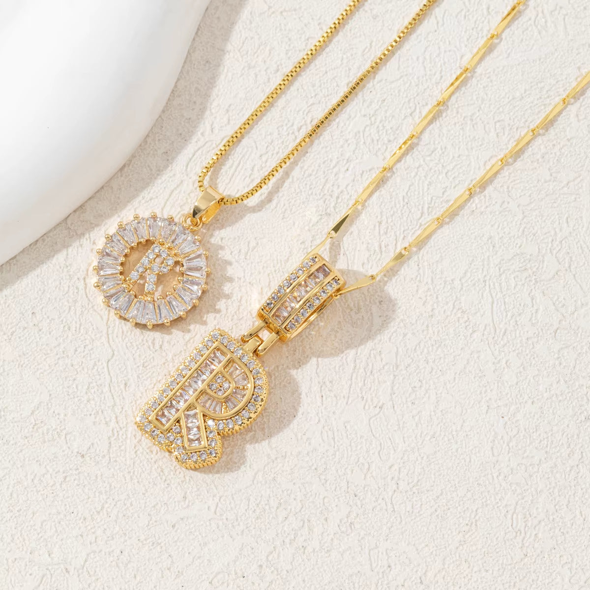 Non-Fading Gold Color Party Jewelry Shiny AAA CZ Zircon Heart Pendants Necklaces for Women