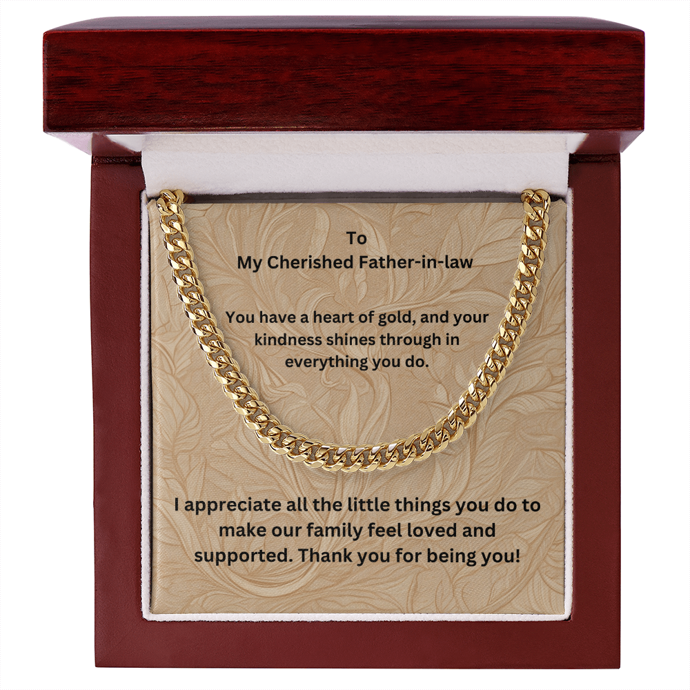 To My Cherished Father-In-Law