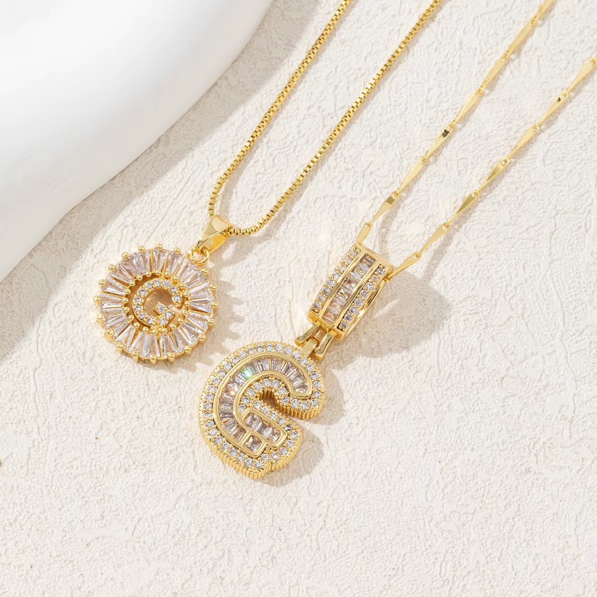 Non-Fading Gold Color Party Jewelry Shiny AAA CZ Zircon Heart Pendants Necklaces for Women