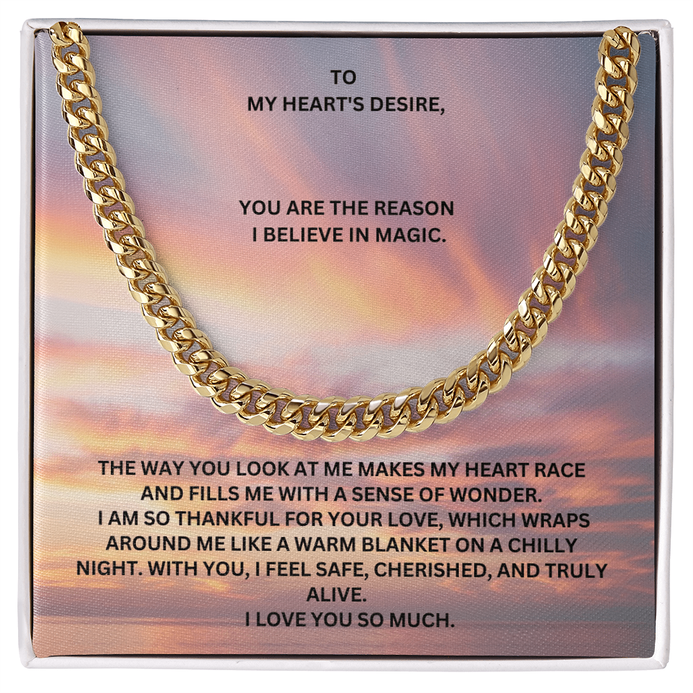 Sunset Clouds Link Chain