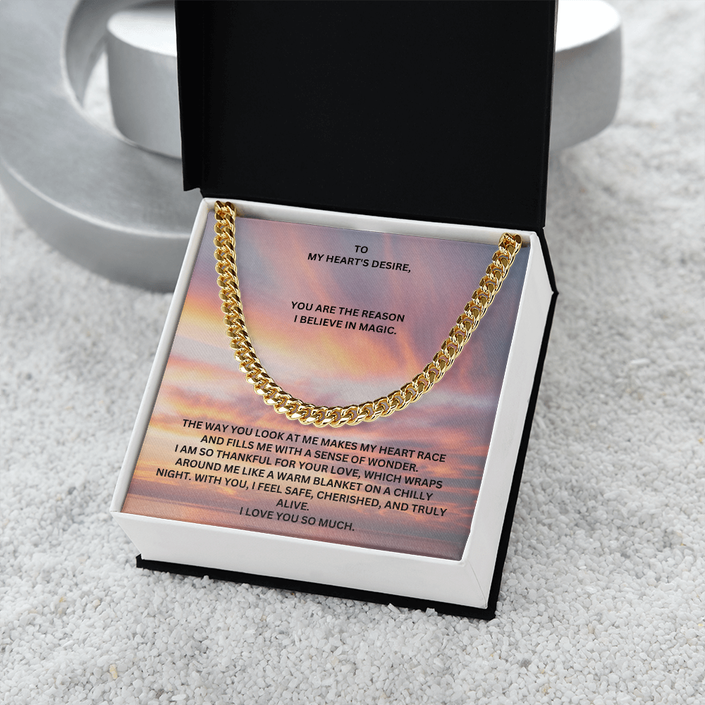 Sunset Clouds Link Chain