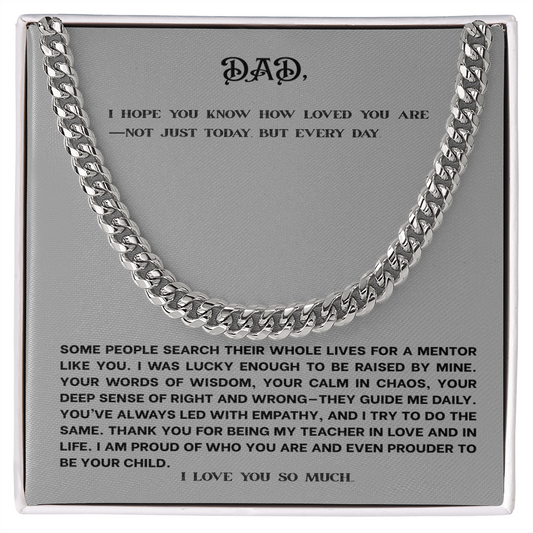 To My Great Dad- My Mentor