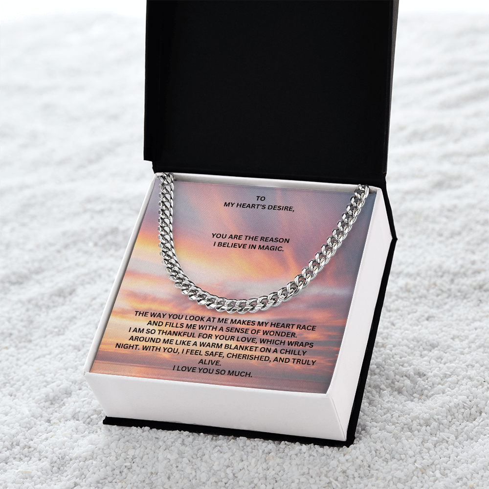 Sunset Clouds Link Chain