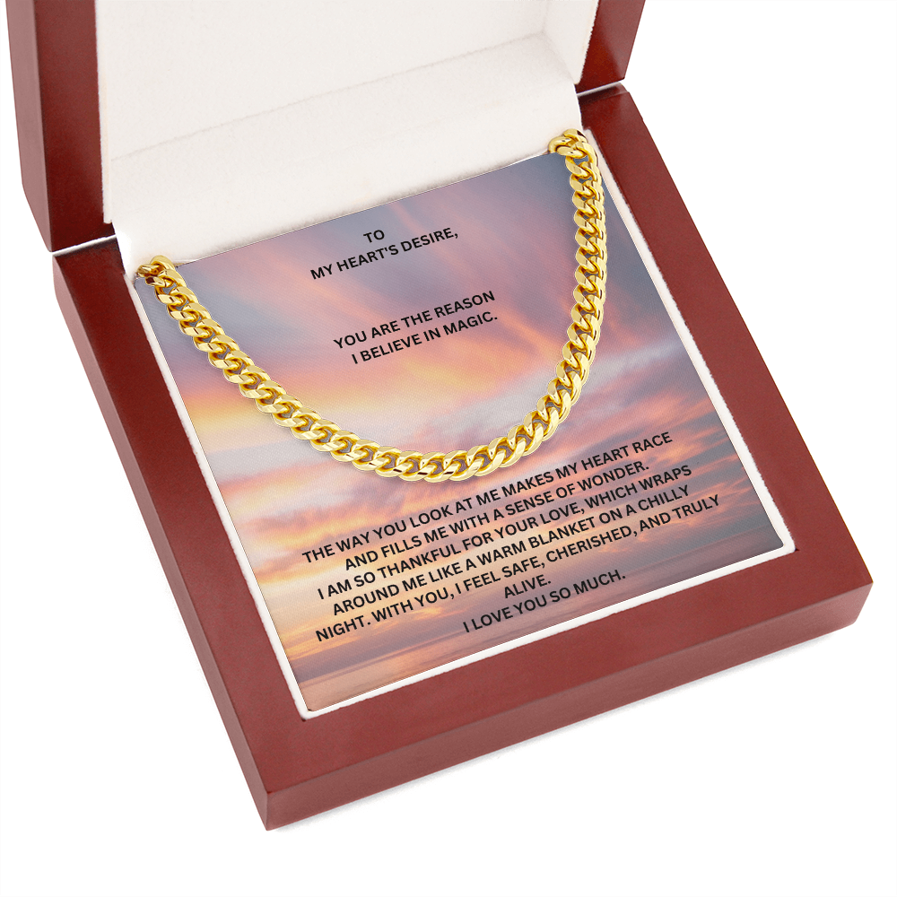 Sunset Clouds Link Chain