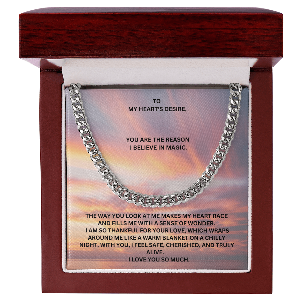 Sunset Clouds Link Chain